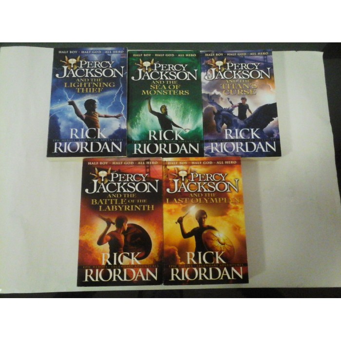 PERCY JACKSON series: PERCY JACKSON (5 vol. ) - RICK RIORDAN PERCY JACKSON series: PERCY JACKSON (5 vol. ) - RICK RIORDAN